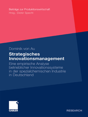 cover image of Strategisches Innovationsmanagement